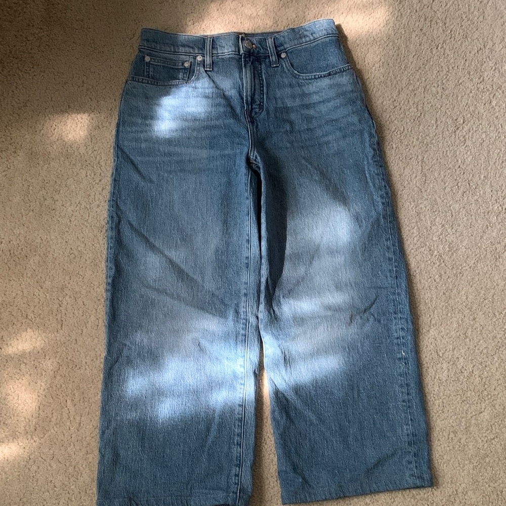 Madewell Light Blue Wide Leg Jeans